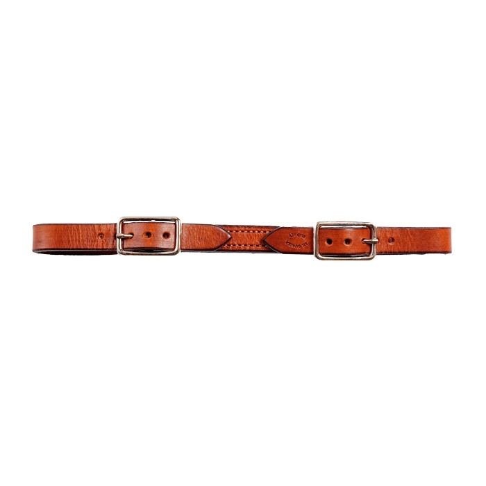Straight Harness Leather Curb Strap w/Rounded Buckle by Weaver Leather USA 