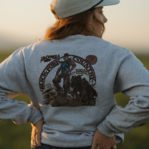 Athletic Heather Slick Fork Country crew neck sweatshirt JM Capriola