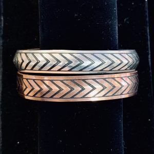 Chevron Copper Cuff