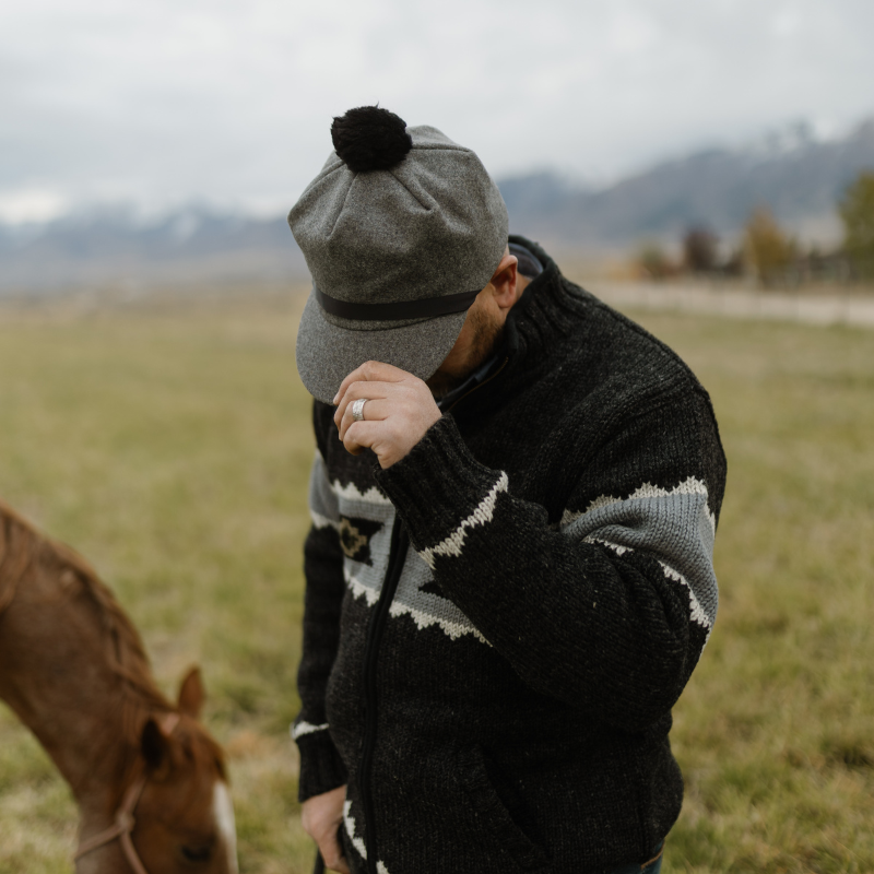 Wool Scotch Cap - Grey - Image 5