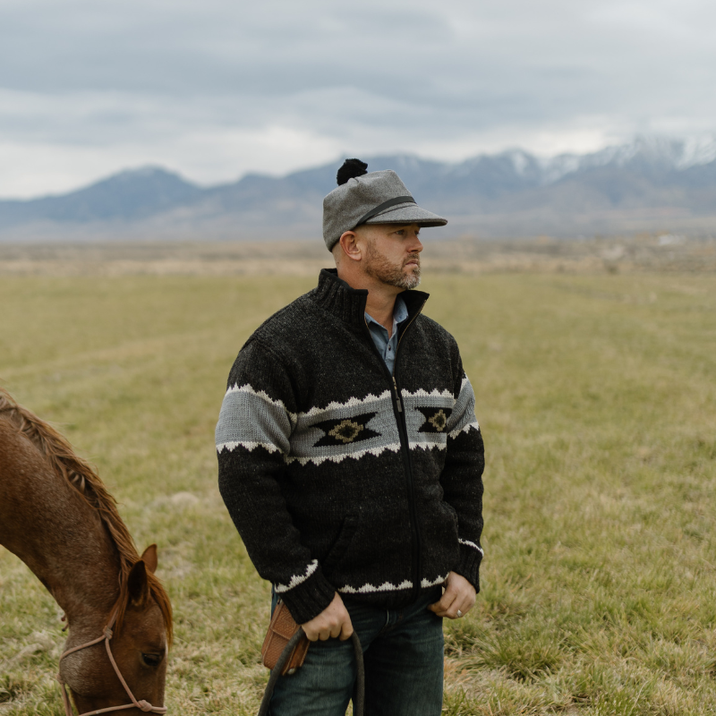 Wool Scotch Cap - Grey