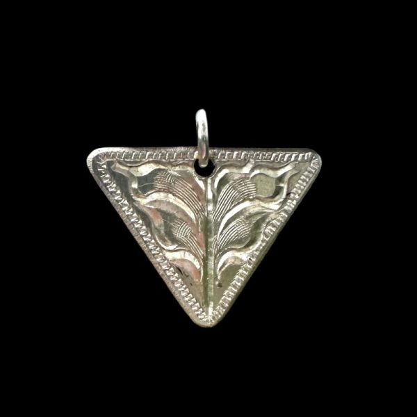 Sterling Silver Hand Engraved Pendant - Image 2