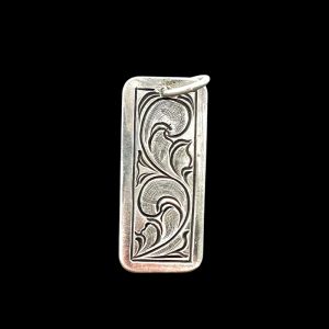 Sterling Silver Hand Engraved Pendant