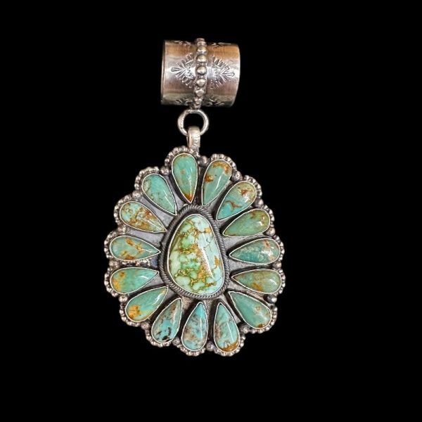 "Sage Horizon" Royston Turquoise Pendant