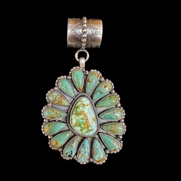 "Sage Horizon" Royston Turquoise Pendant - Image 3