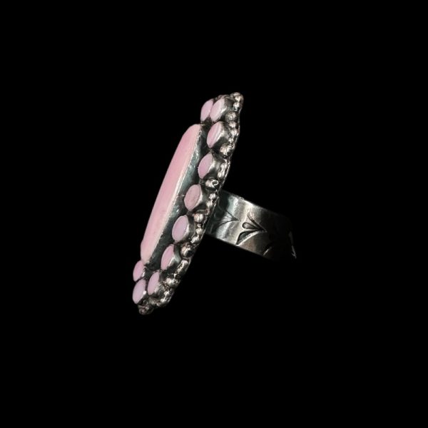 "Desert Bloom" Conch Shell Adjustable Ring - Image 2