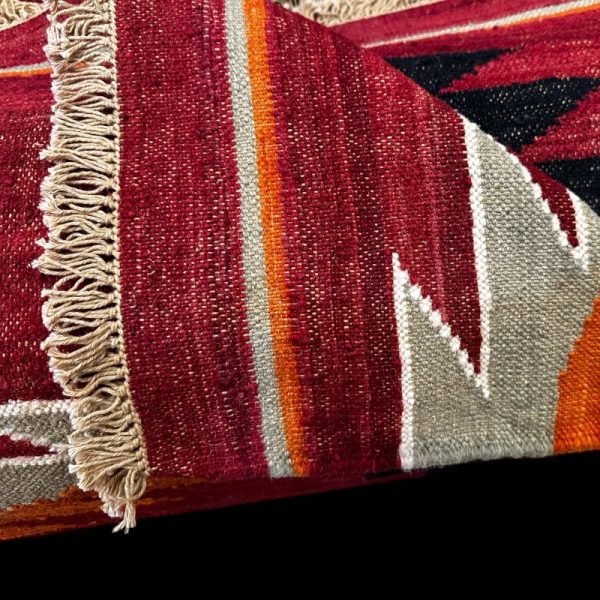 Handmade Kilim Wool Rug - Image 2