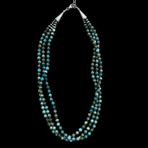 3-Strand Ma’ashan Turquoise Necklace