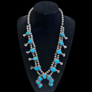 Vintage Navajo Sterling Silver Squash Blossom