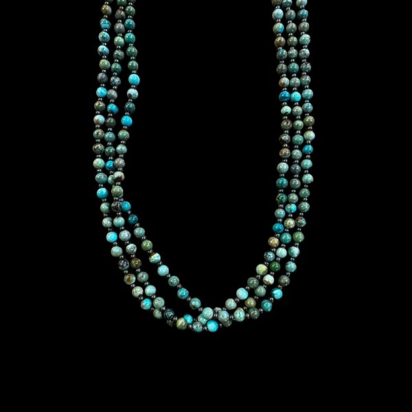 3-Strand Ma’ashan Turquoise Necklace - Image 4