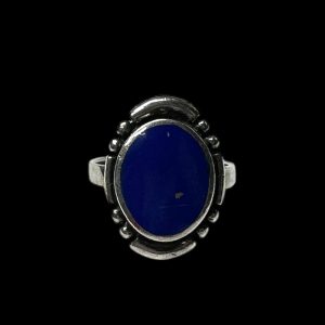 Vintage Sterling Silver Lapis Ring