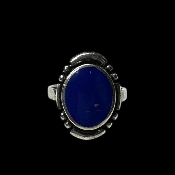 Vintage Sterling Silver Lapis Ring