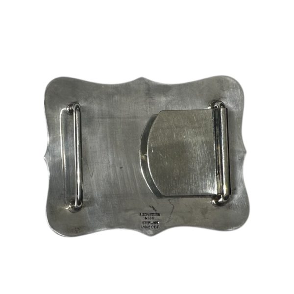 R. Schaezlein Sterling Silver Belt Buckle - Image 2
