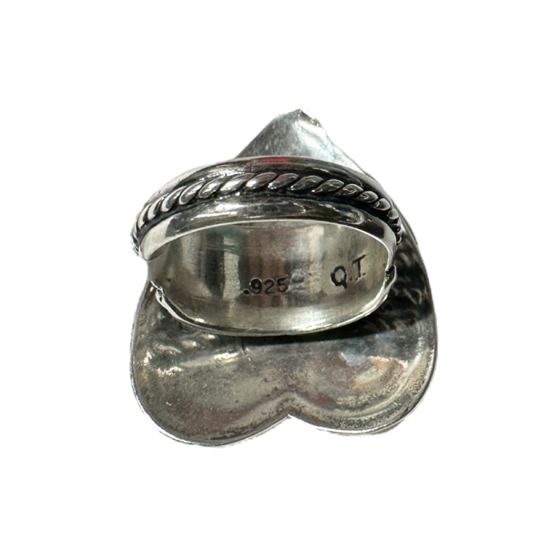 Sterling Silver Heart Ring by J. Piaso Jr. - Image 2