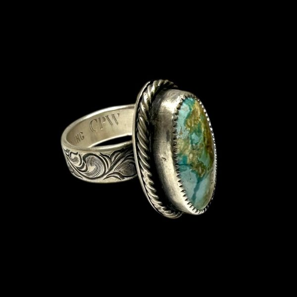 Sterling Silver Ribbon Royston Ring - Image 2