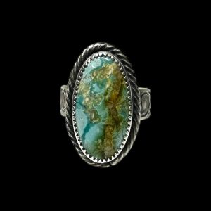 Sterling Silver Ribbon Royston Ring