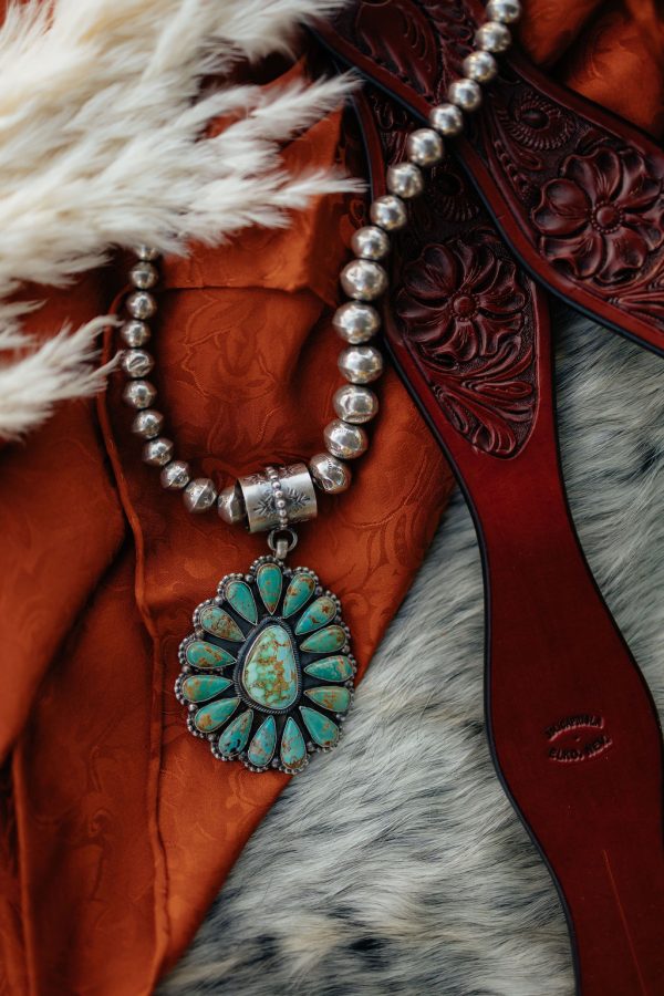 "Sage Horizon" Royston Turquoise Pendant - Image 3