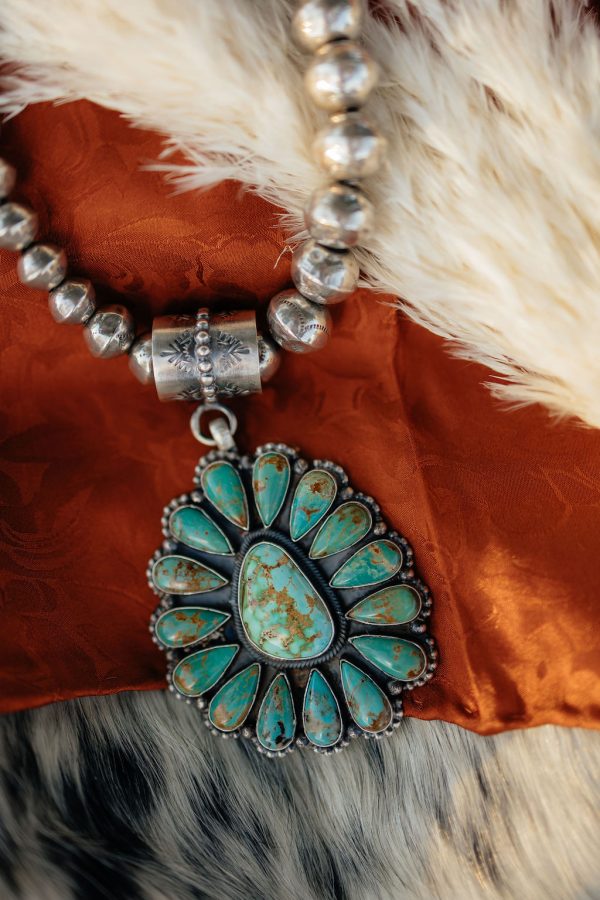 "Sage Horizon" Royston Turquoise Pendant - Image 7