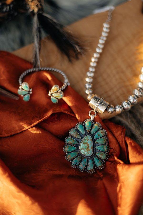 "Sage Horizon" Royston Turquoise Pendant - Image 8