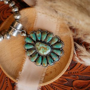 "Sage Horizon" Royston Turquoise Pendant
