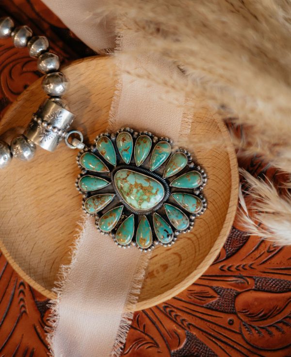"Sage Horizon" Royston Turquoise Pendant