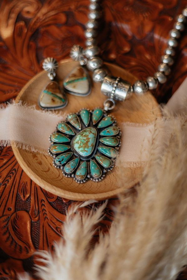 "Sage Horizon" Royston Turquoise Pendant - Image 2