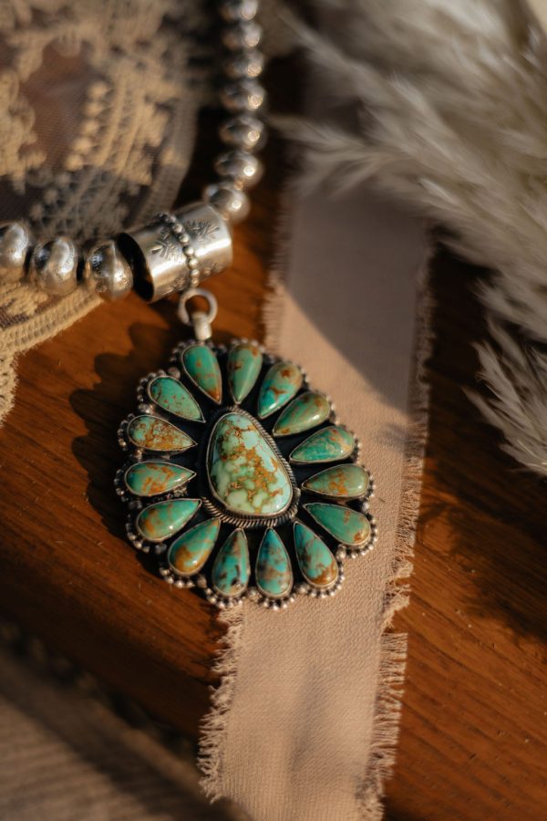"Sage Horizon" Royston Turquoise Pendant - Image 6