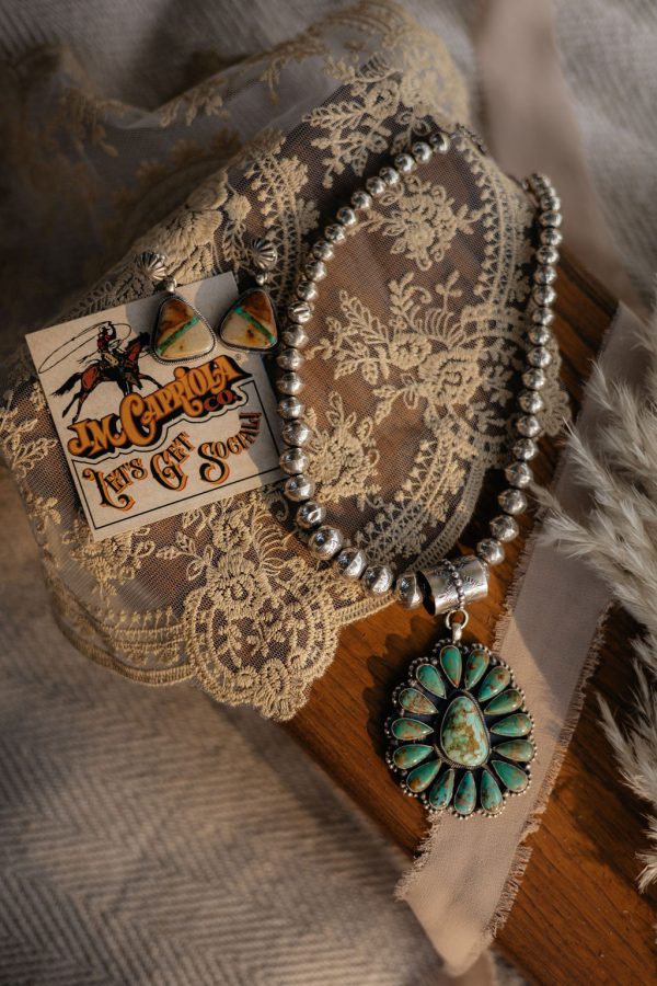 "Sage Horizon" Royston Turquoise Pendant - Image 5