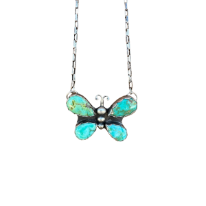 Royston Turquoise Butterfly Necklace