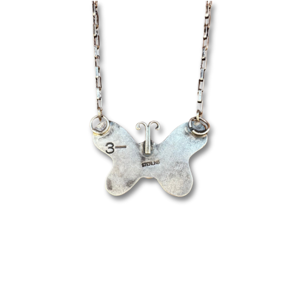 Royston Turquoise Butterfly Necklace - Image 2