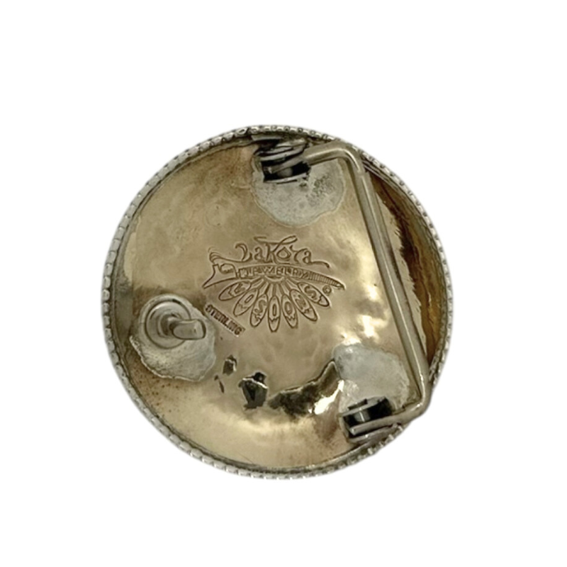 Lakota Jewelry “Visions” Sterling Silver Belt Buckle - Image 2