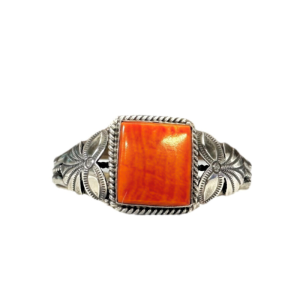 M. Spencer Sterling Silver Spiny Oyster Cuff Bracelet