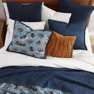 Settler reversible quilt set western frontier bedding