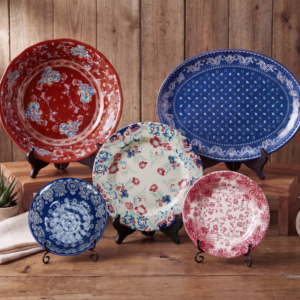 Patchwork Bandana melamine dinnerware set